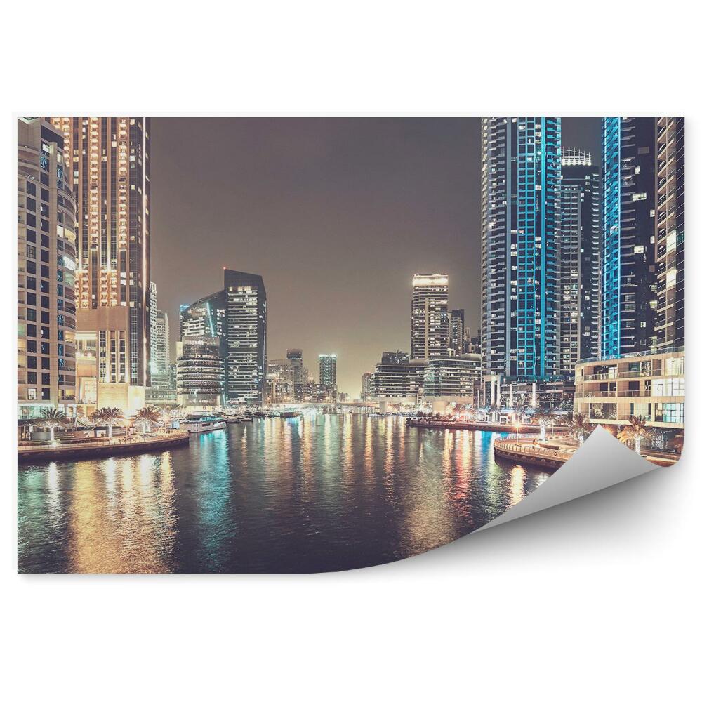 Papier peint Gratte-ciel Port Palms Sidewalk Dubai