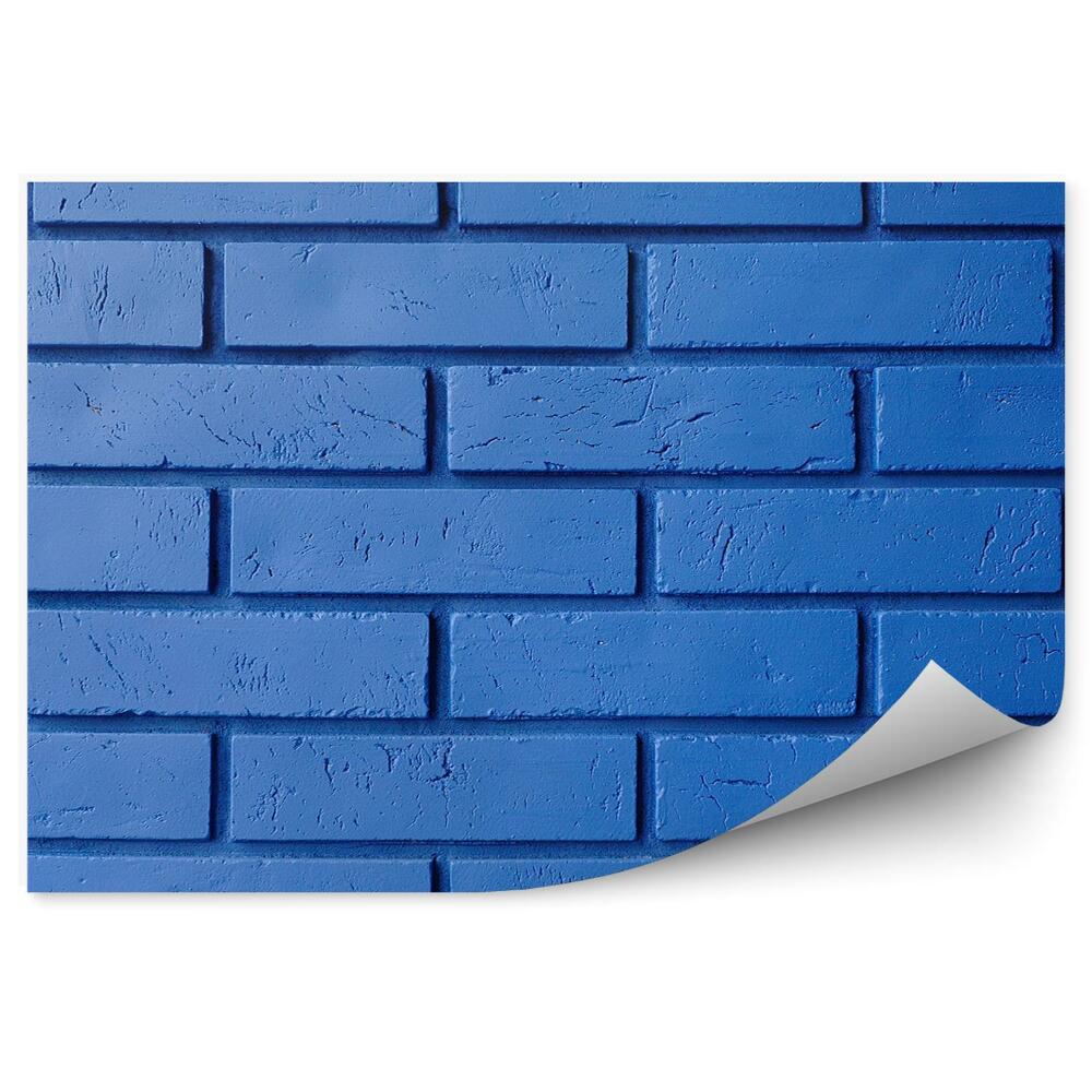 Papier peint Mur bleu