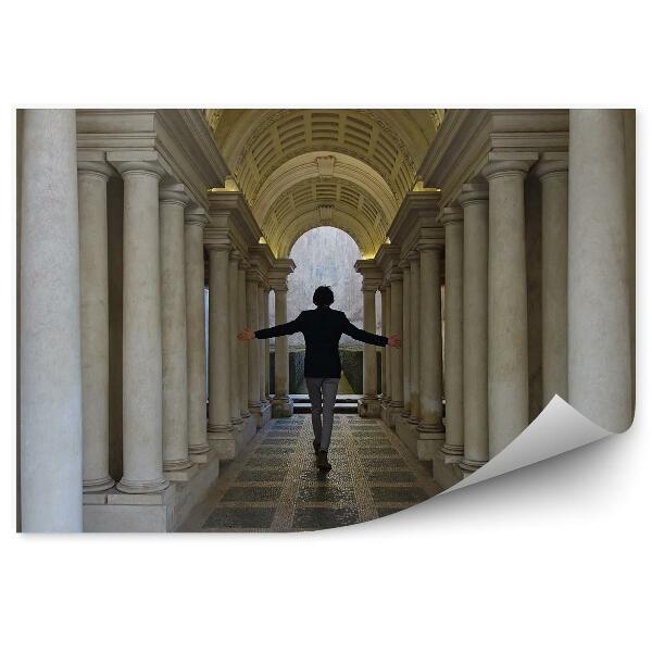 Papier peint Colonnes Homme Architecture Baroque Rome