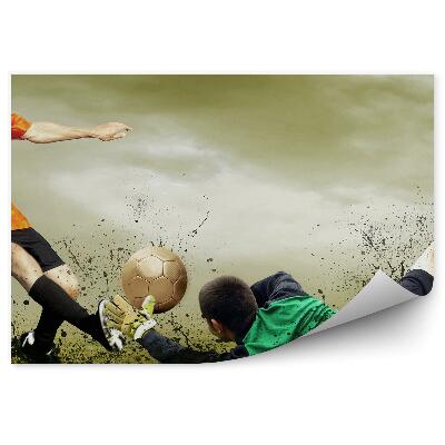 Papier peint Tireur et gardien de but