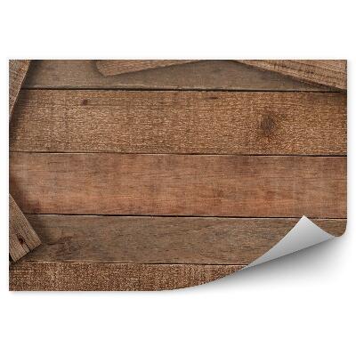 Papier peint Planches éparpillées