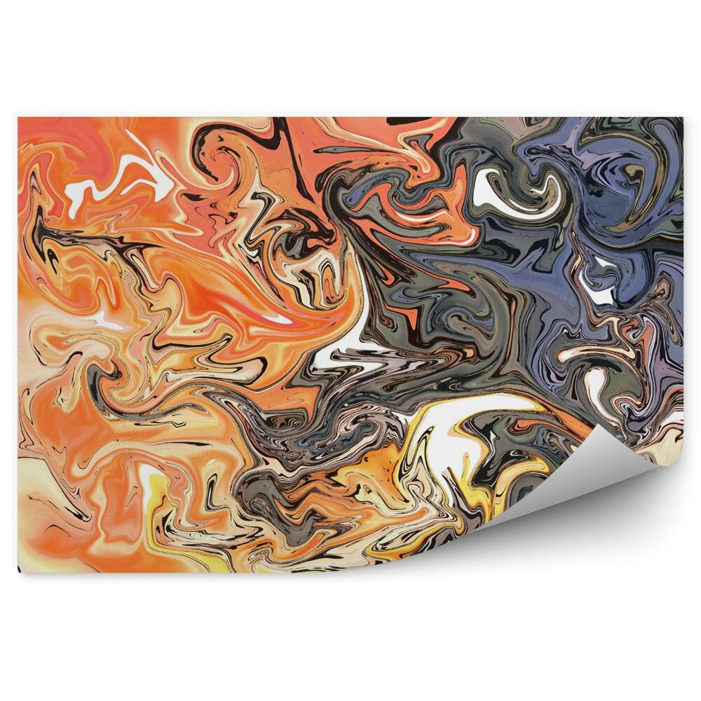 Papier peint panoramique Fond abstrait de style impressionniste