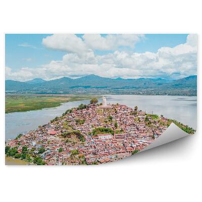 Papier peint Belle vue Île Architecture Nature