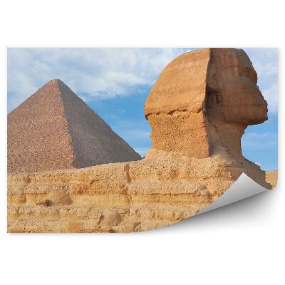 Papier peint Grand sphinx pyramide de cheops egypte