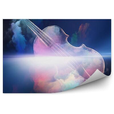 Papier peint Rêves Vieux violon Fumée Abstrait