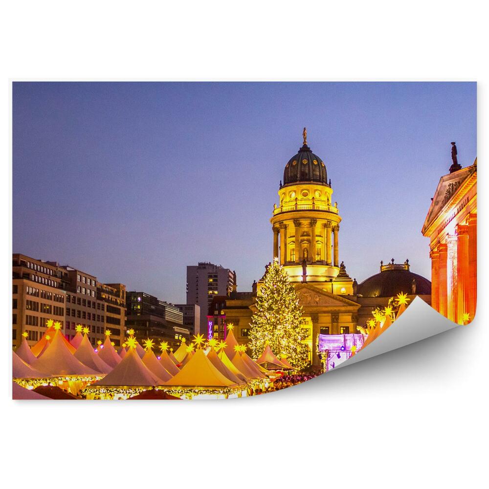 Papier peint Marché de Noël Berlin Place du marché