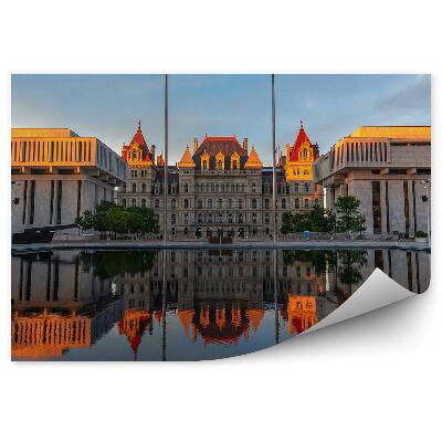 Papier peint Capitol River Sky Sunset New York City