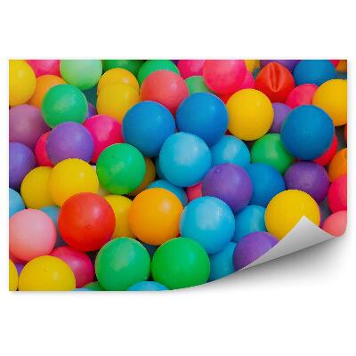 Papier peint Boules Colorées Pour Enfants