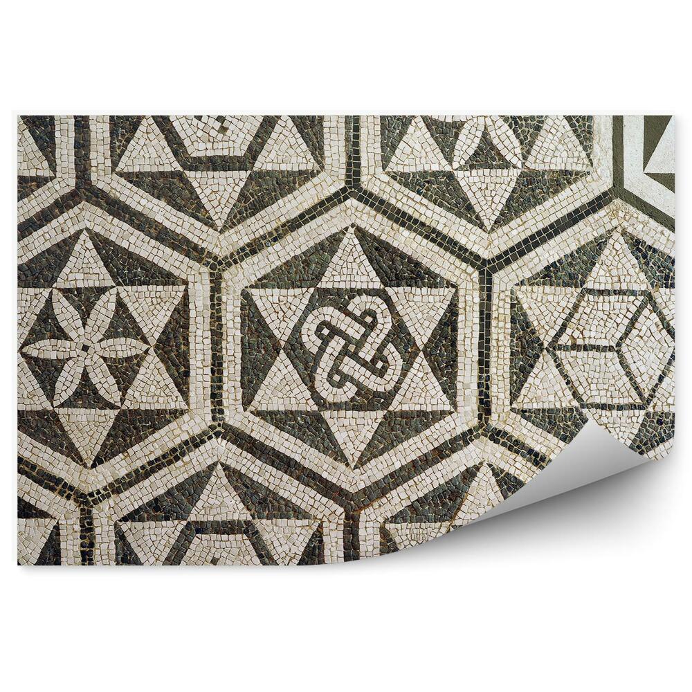 Papier peint Mosaïque cube géométrique