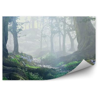 Papier peint Forêt Magique