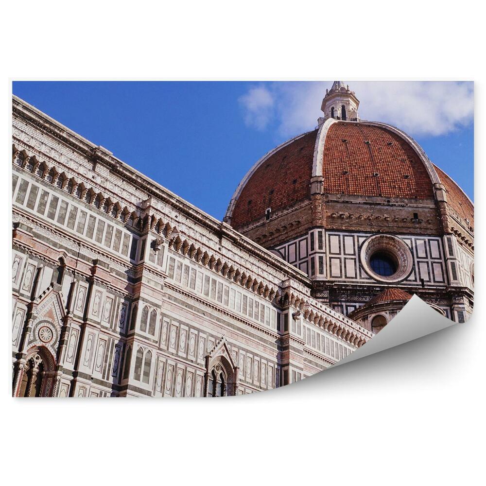 Papier peint Cathédrale Santa Maria Del Fiore Florence Ciel Nuages