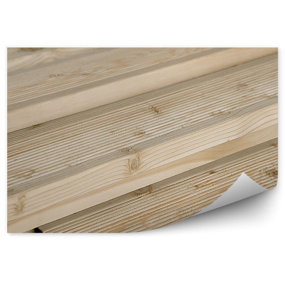 Papier peint Planches de terrasse en mélèze