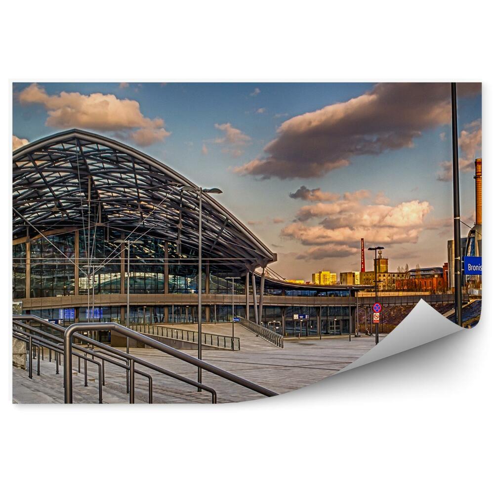 Papier peint Gare ferroviaire de Łódź