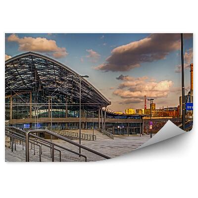 Papier peint Gare ferroviaire de Łódź
