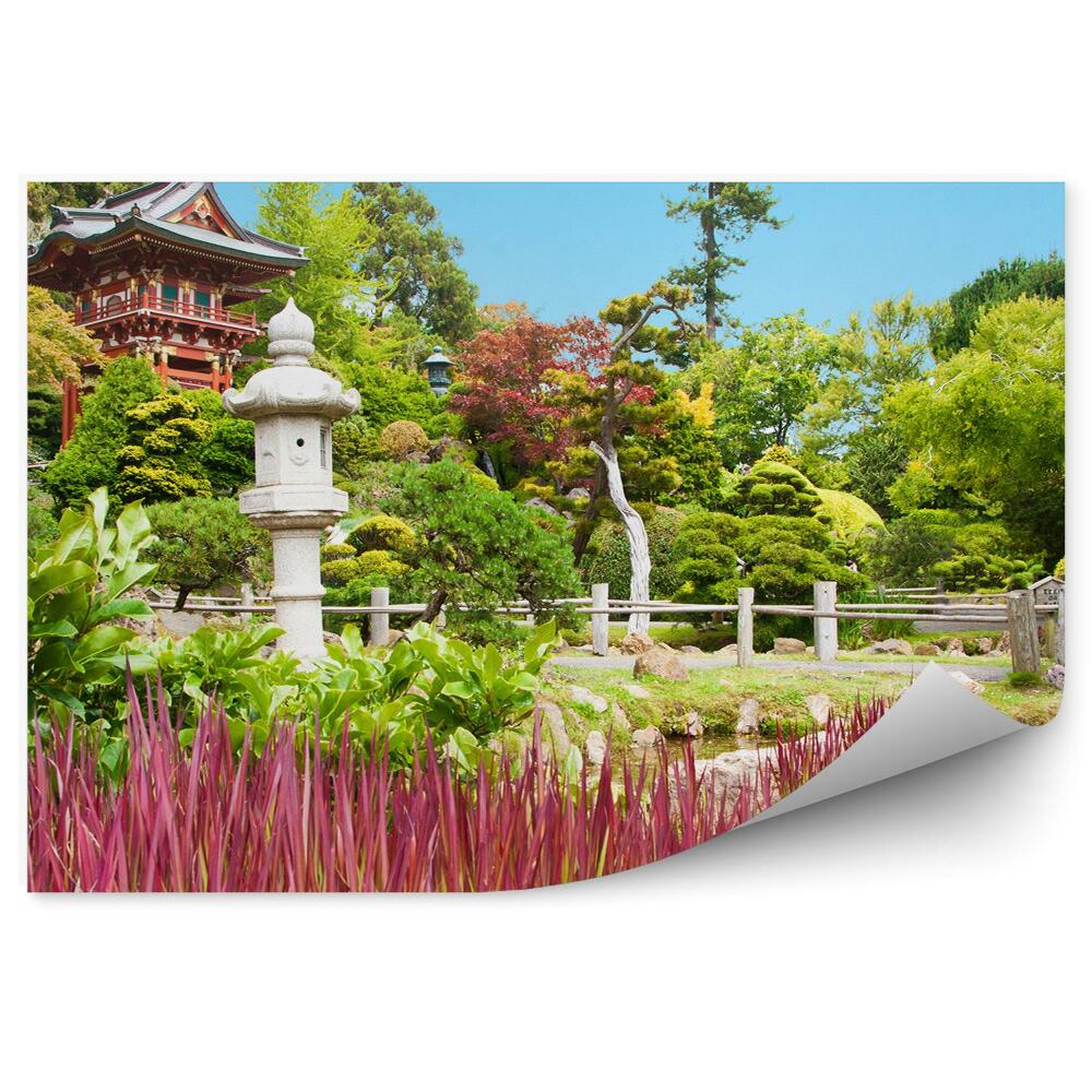 Papier peint Jardin japonais Arbres à thé Végétation