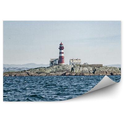 Papier peint Sud norvège phare rochers eau