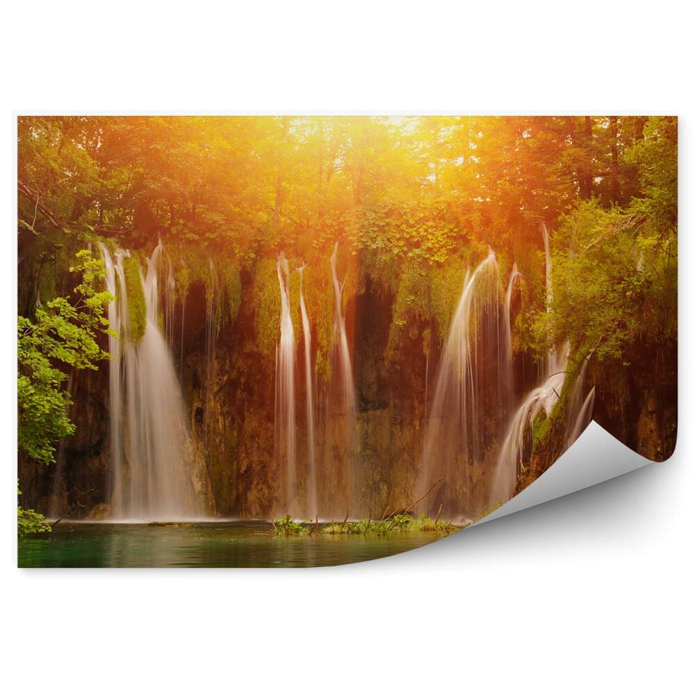 Papier peint Cascades dans le parc national de Croatie