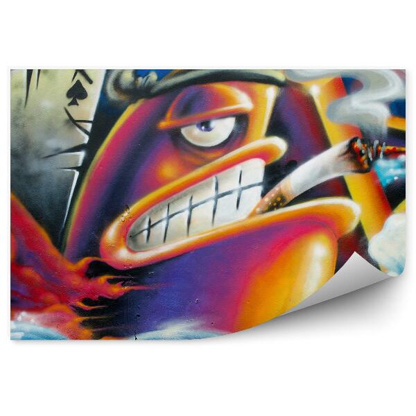 Papier peint Bateau Carte Vagues Cigarette