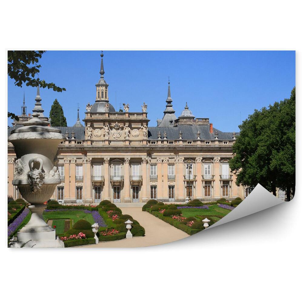 Papier peint Jardin Palais Royal Fontaine Eau Verdure Arbres