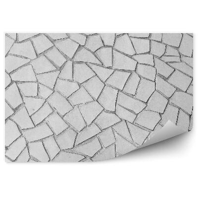 Papier peint Mosaïque blanche