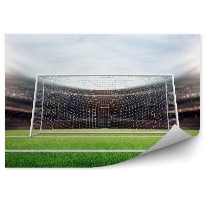 Papier peint Terrain de football en gazon artificiel