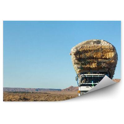 Papier peint Camion sur une route au Maroc