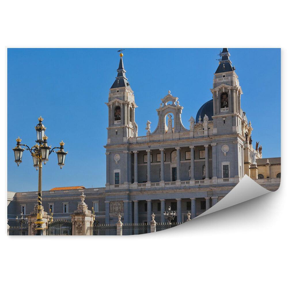 Papier peint Madrid almudena cathedral spain architecture