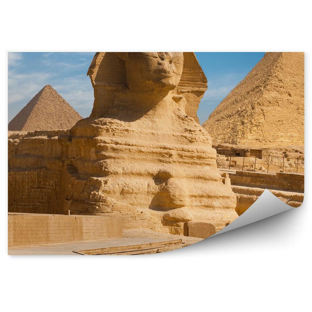 Papier peint Sphinx Égypte pyramides monuments