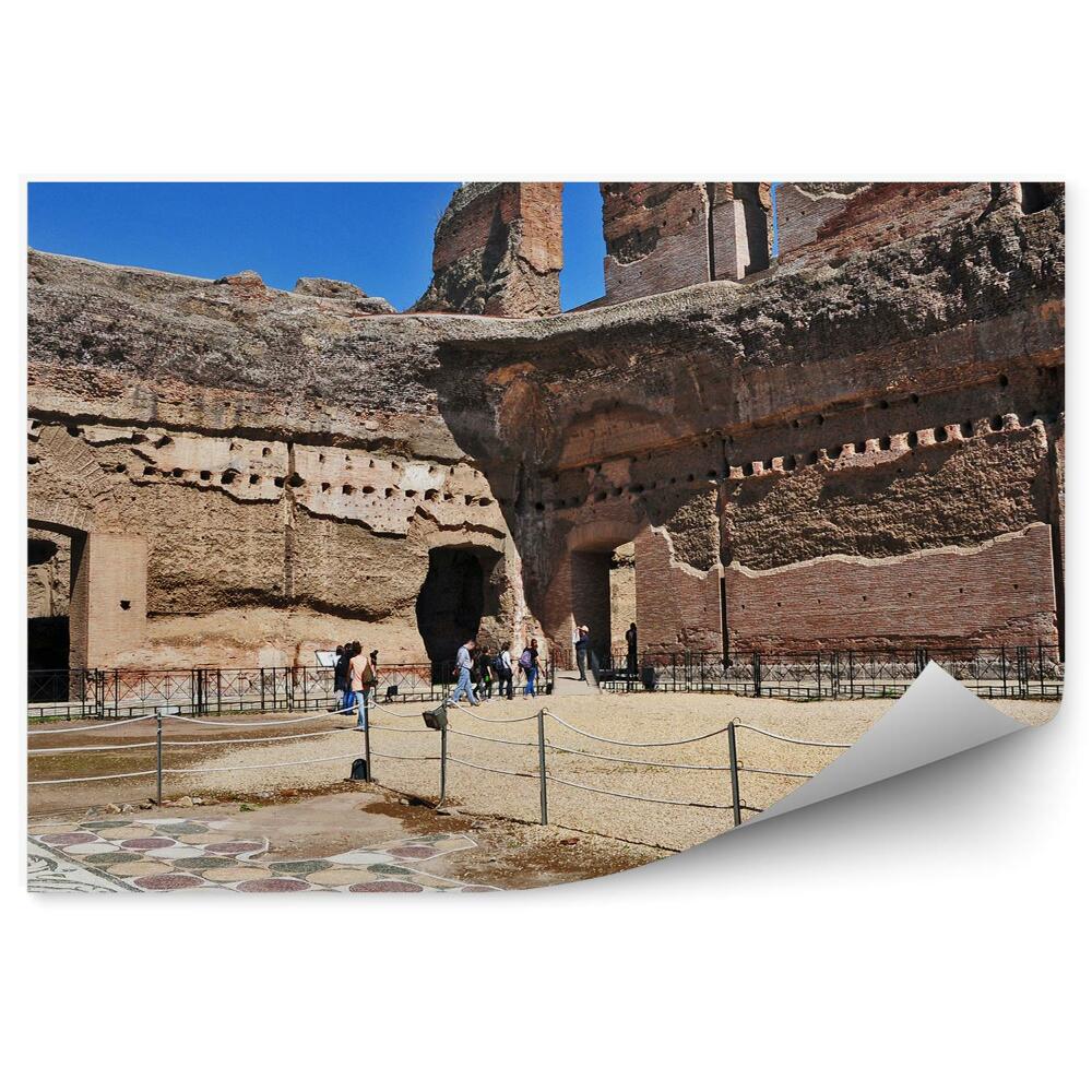 Papier peint Thermae Antonianae Rome antique