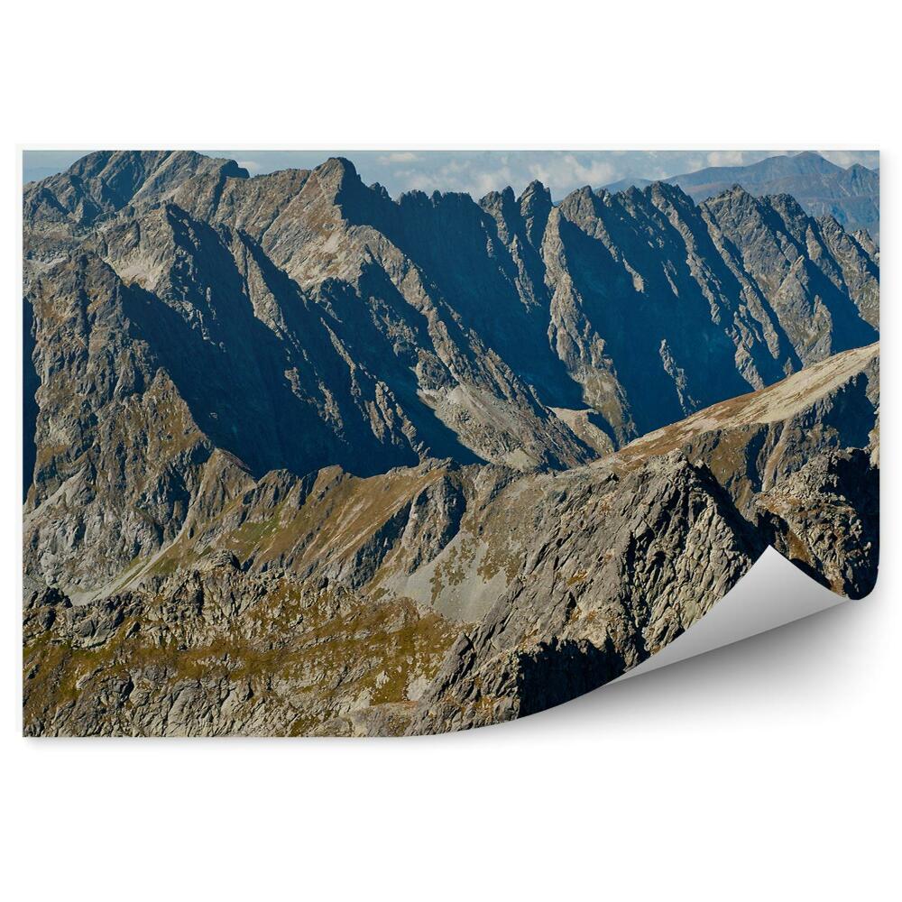 Papier peint Montagnes Nuages Verts Tatra