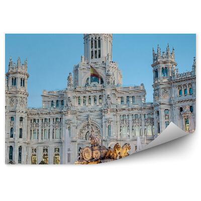Papier peint Fontaine de la cibeles madrid espagne architecture
