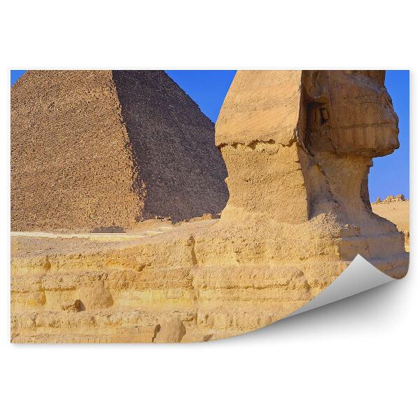 Papier peint Pyramide Gizeh Sphinx Egypte Ciel