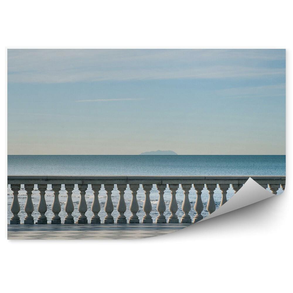 Papier peint Mascagni Terrasse En Bord De Mer Livourne