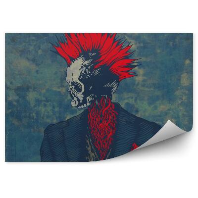 Tapisserie murale Squelette punk