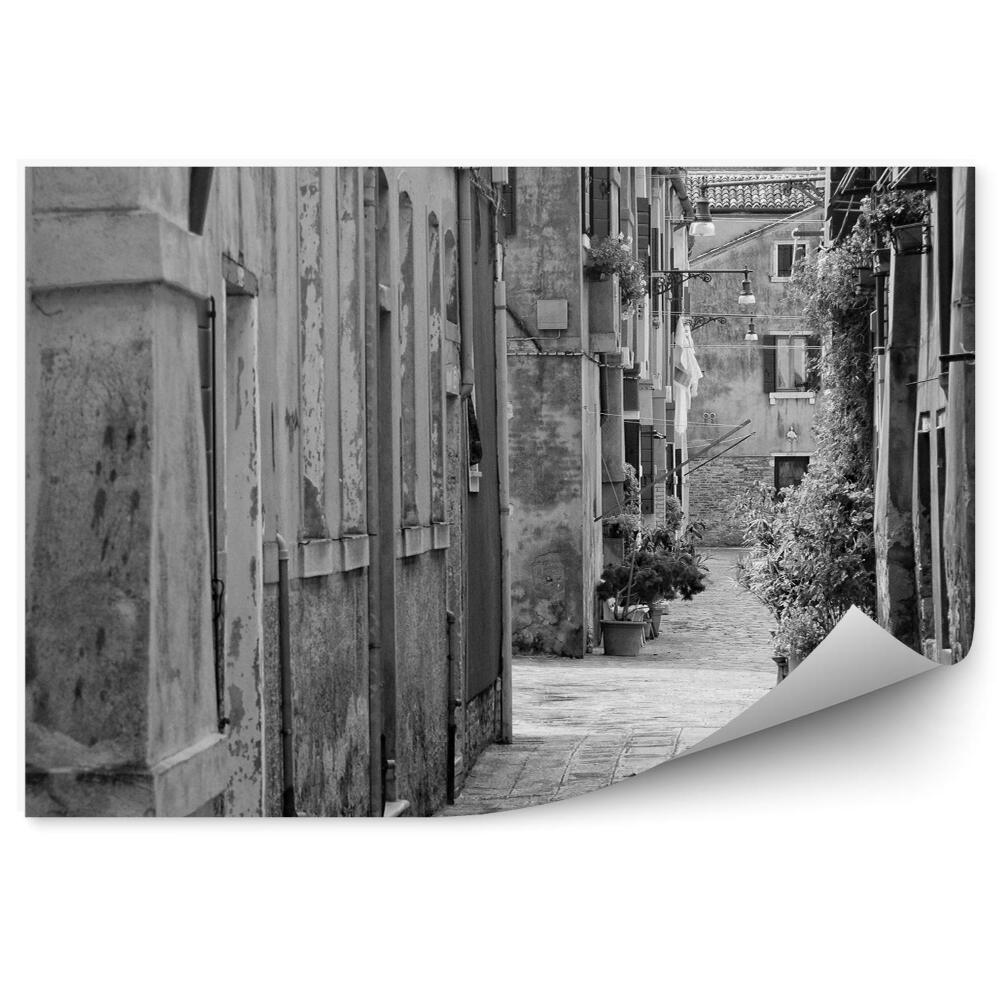 Papier peint Une rue étroite à Venise en Italie