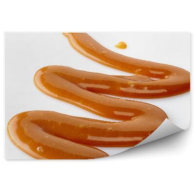 Papier peint panoramique Sauce caramel sucrée glaçage au sucre