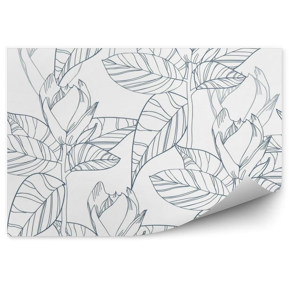 Papier peint Texture florale