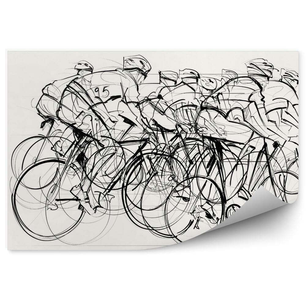 Papier peint Cyclistes lors d'une course