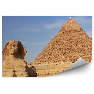 Papier peint Personnes voyage touristes sphinx