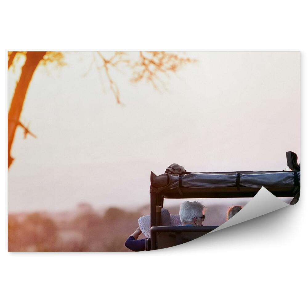 Papier peint Personnes Safari Touristes Nature