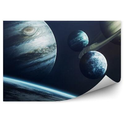 Papier peint Diagramme Système Solaire Planètes