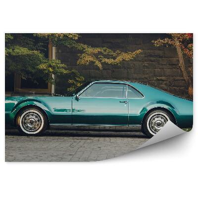 Papier peint Voiture rétro bâtiment architecture