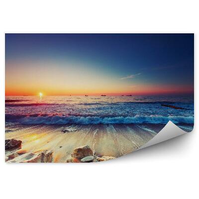 Papier peint Lever De Soleil Sur La Mer