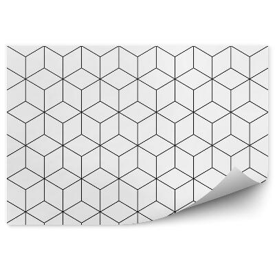 Tapisserie panoramique Motif géométrique