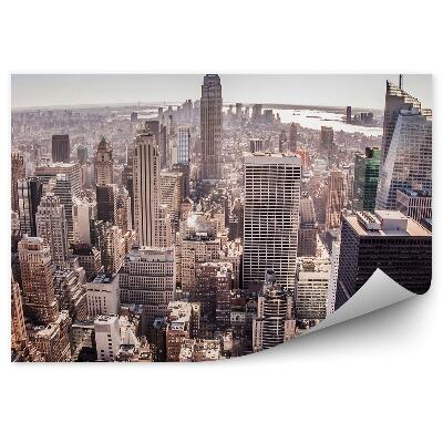 Papier peint Vue d'oiseau New York