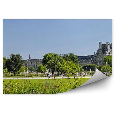 Papier peint Parc célèbre Personnes Touristes Fleurs Verdure Architecture
