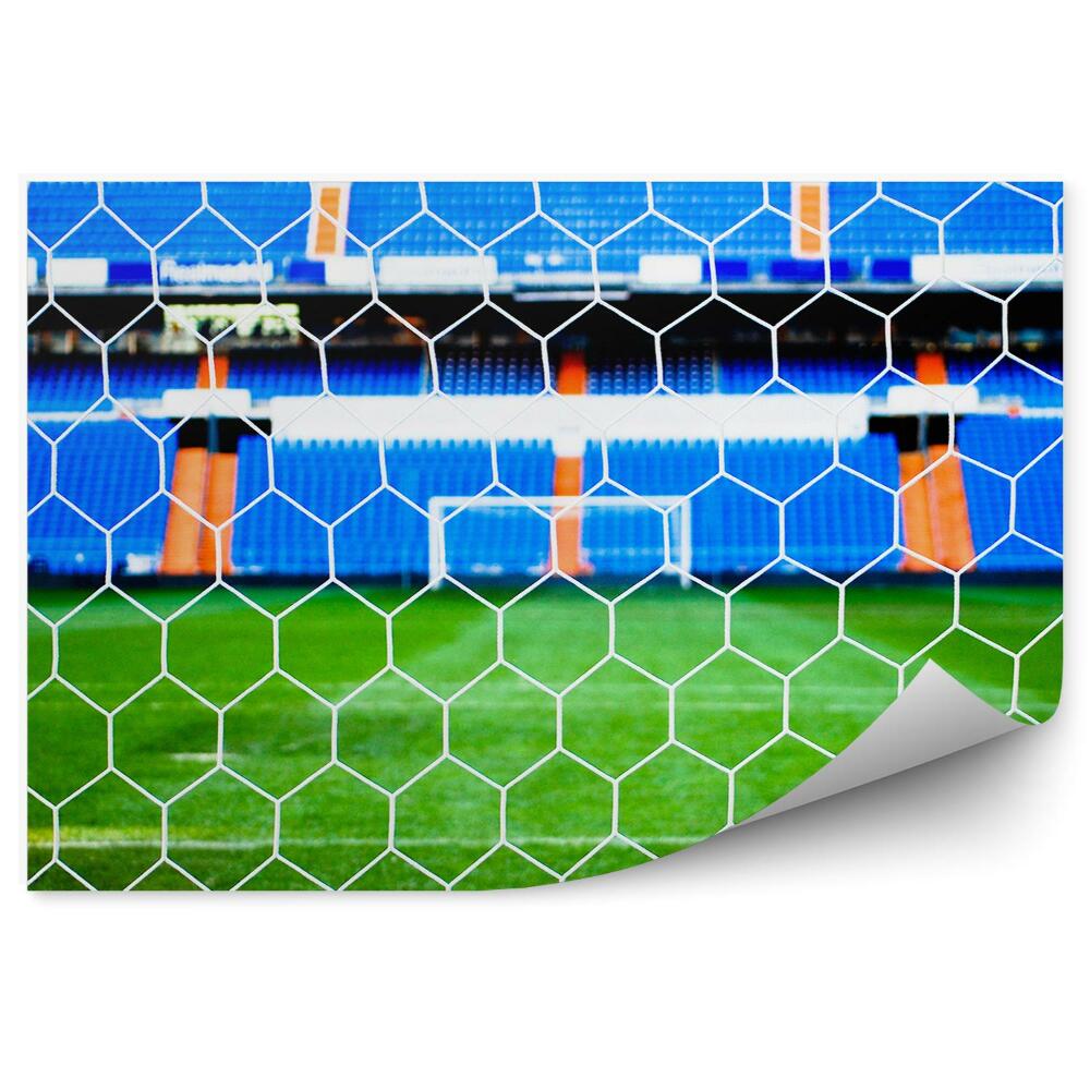 Papier peint Chaises de spectateurs pour terrain en treillis