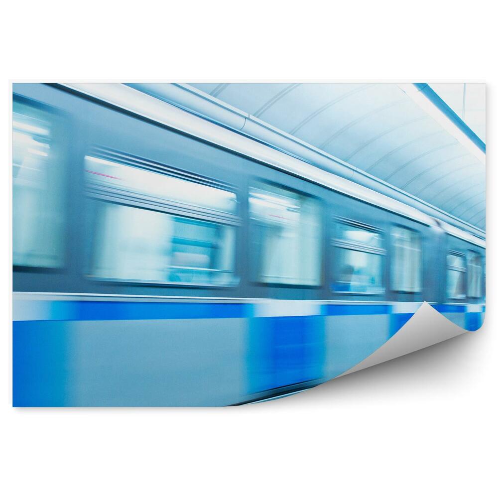 Papier peint Train métro tunnel souterrain trafic transport