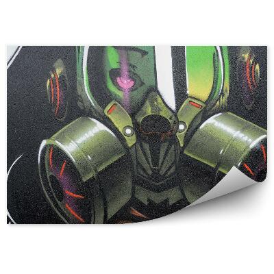 Papier peint Graffiti Masque Fantaisie