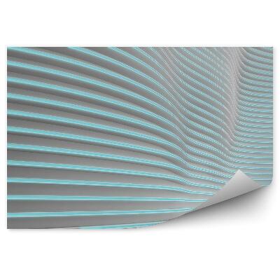 Papier peint Fond 3d Avec Lignes Bleues